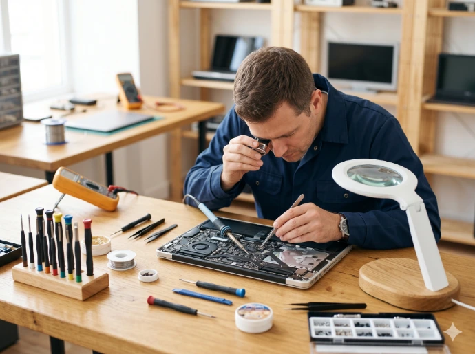 PC-reparation hos Fannikke IT værksted i Rønne