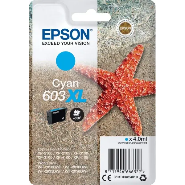[C13T03A24010] Epson 603XL Cyan